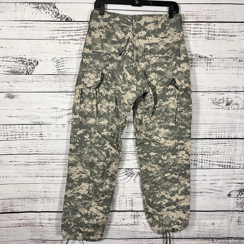 US Military Pants Small Regular Digital Pixel Camo ACU Army Combat Uniform Cargo - Picture 6 of 11